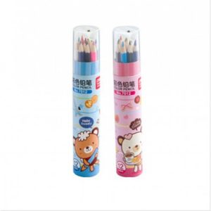 Bút chì màu Deli 7012 dạng cốc 12 màu