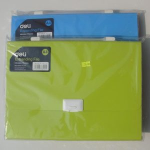 Cặp Xốp 7 Ngăn Khóa Cài Deli 38125